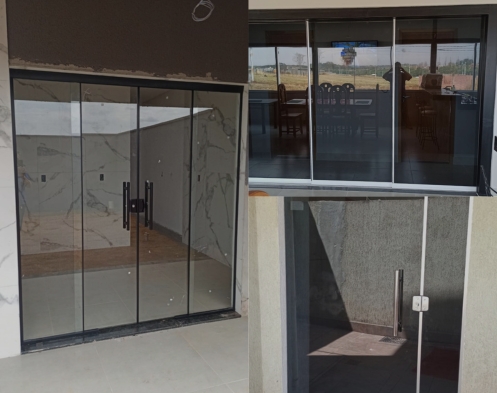 Portas e Janelas em Vidro em Goiânia - GC Vidros Temperados